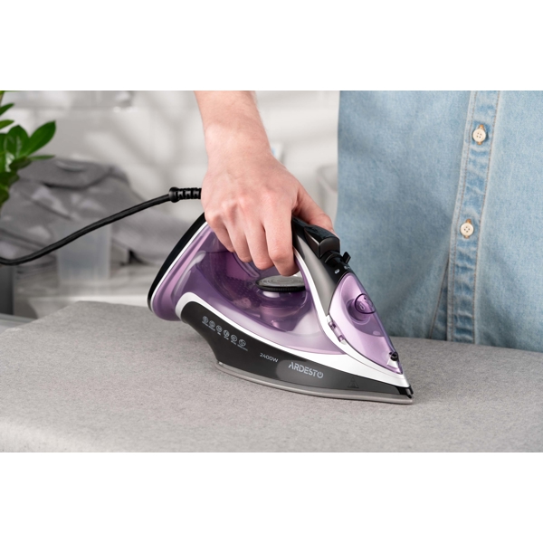 Ardesto IR-B2234, 2400W, 350ML, Steam Iron, Purple