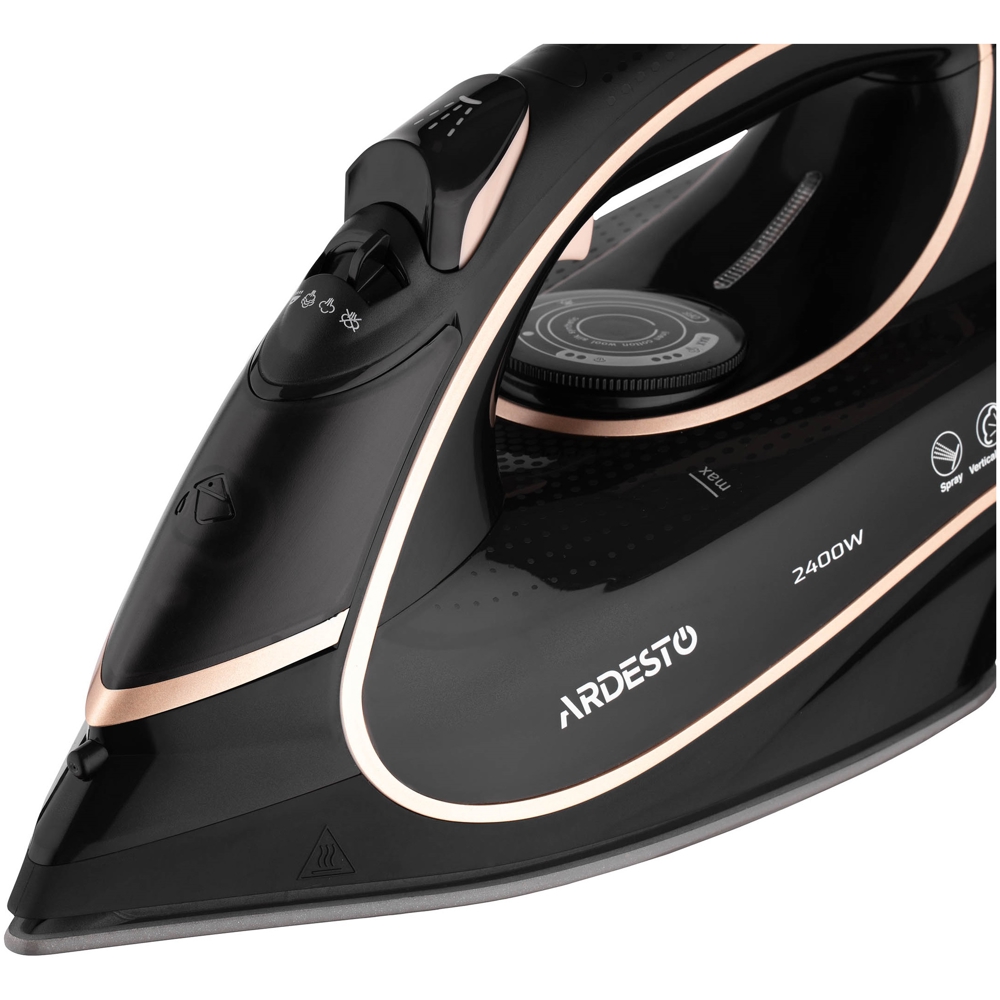 ორთქლის უთო Ardesto IR-B2235, 2400W, 0.45L, Steam Iron, Black
