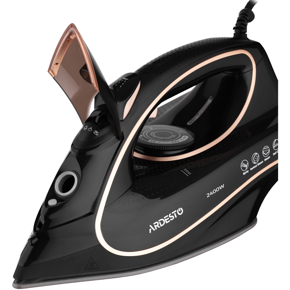 ორთქლის უთო Ardesto IR-B2235, 2400W, 0.45L, Steam Iron, Black