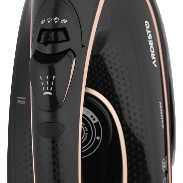 Ardesto IR-B2235, 2400W, 450ML, Steam Iron, Black