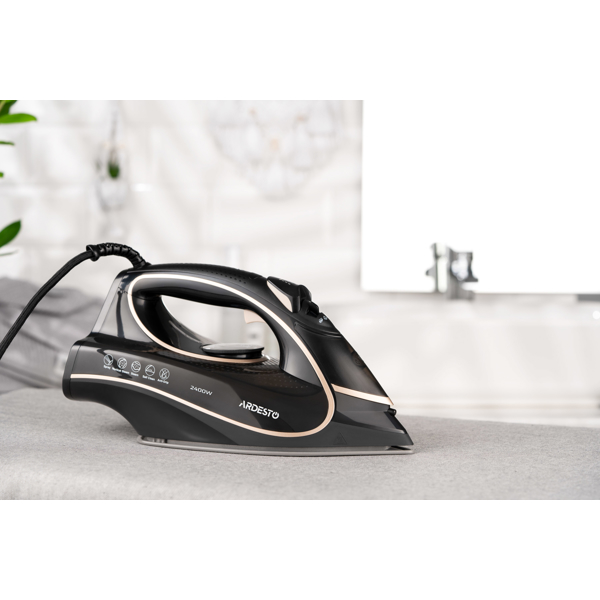 Ardesto IR-B2235, 2400W, 450ML, Steam Iron, Black