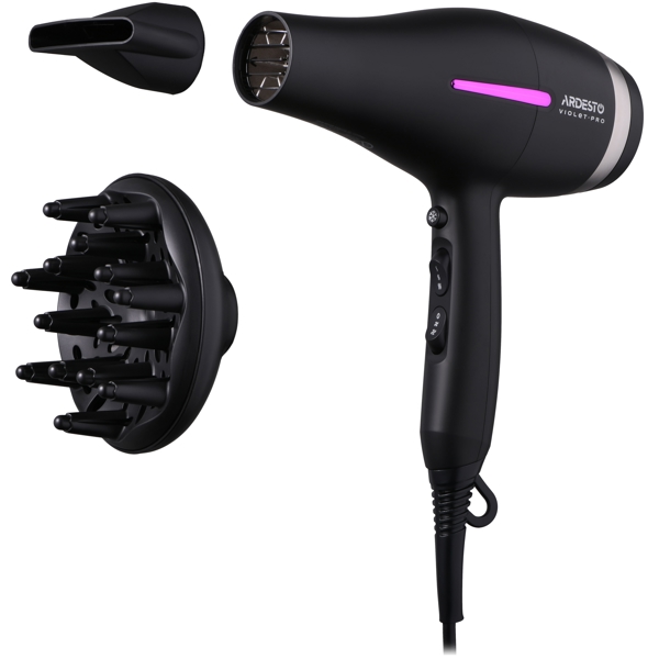 თმის საშრობი Ardesto HD-Y223PRO, 2200W, Hair Dryer, Black