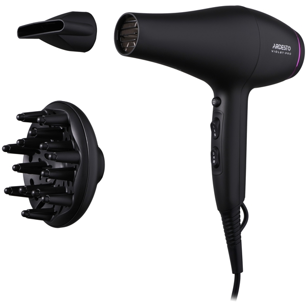 თმის საშრობი Ardesto HD-Y222PRO, 2200W, Hair Dryer, Black