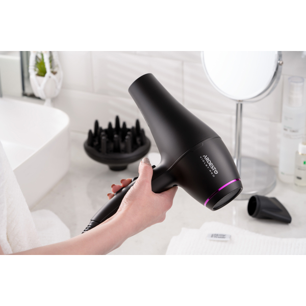 Ardesto HD-Y222PRO, 2200W, Hair Dryer, Black