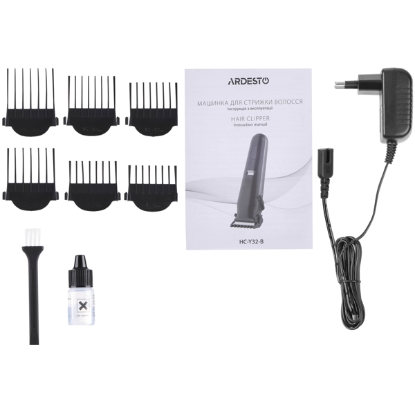 თმის საკრეჭი Ardesto HC-Y32-B, Hair Trimmer, Black