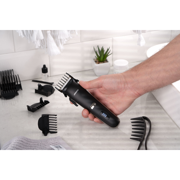 თმის საკრეჭი Ardesto HC-Y32-B, Hair Trimmer, Black