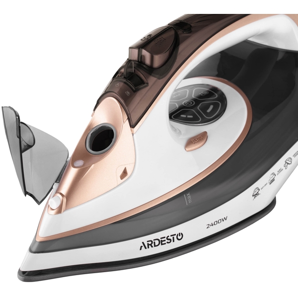 Ardesto IR-B2245-E, 2400W, 400ML, Steam Iron, White/Gray