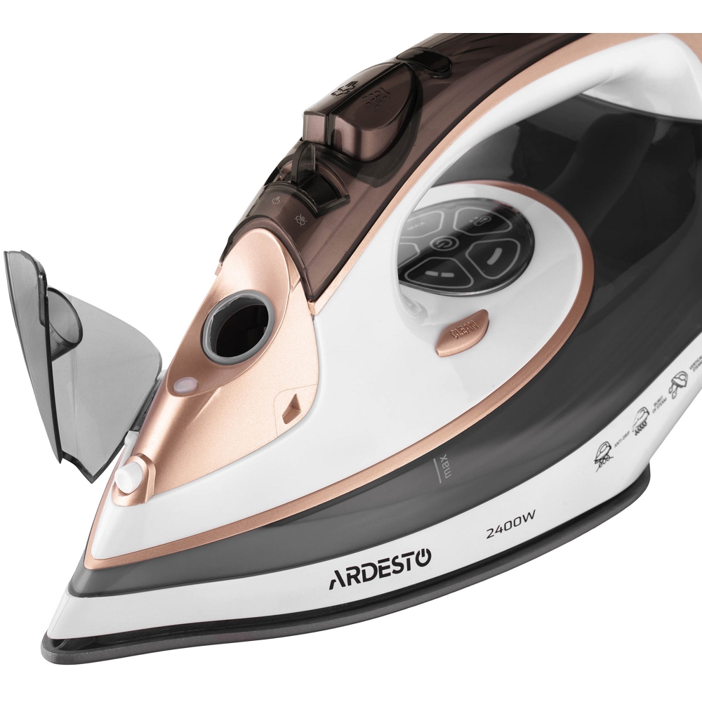 Ardesto IR-B2245-E, 2400W, 0.4L, Steam Iron, White/Gray