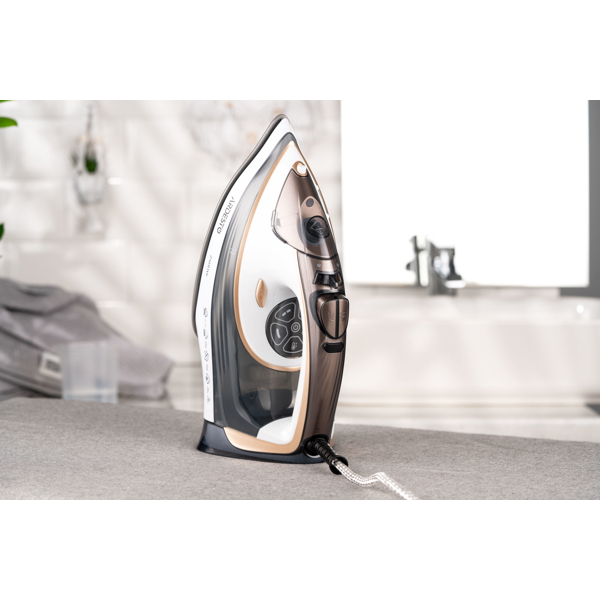 ორთქლის უთო Ardesto IR-B2245-E, 2400W, 400ML, Steam Iron, White/Gray