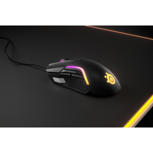 SteelSeries 62551_SS Rival 5, Wired, USB, Gaming Mouse, Black