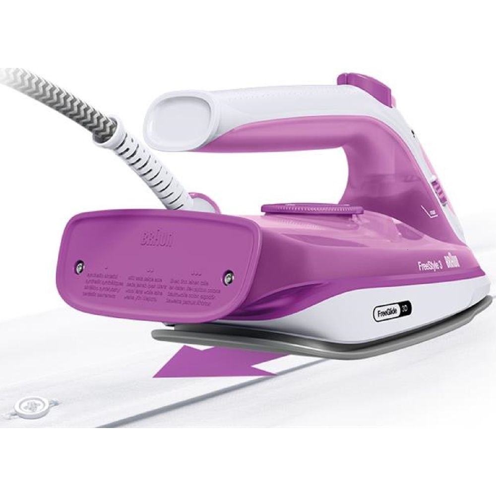 ორთქლის უთო Braun FI3124PU, 2400W, 0.27L, Steam Iron, Pink