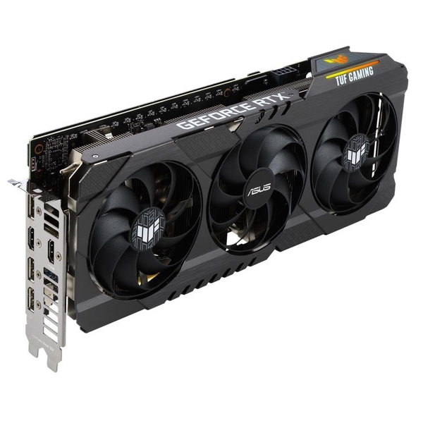 Asus TUF-RTX3060-O12G-V2-GAMING, Gaming GeForce RTX3060, 12GB, 192bit, HDMI, DP, Black