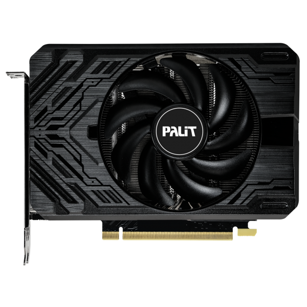 ვიდეო დაფა Palit NE6406TS19P1-1060F StormX, GeForce RTX4060Ti OC, 8GB, 128bit, HDMI, DP, Black