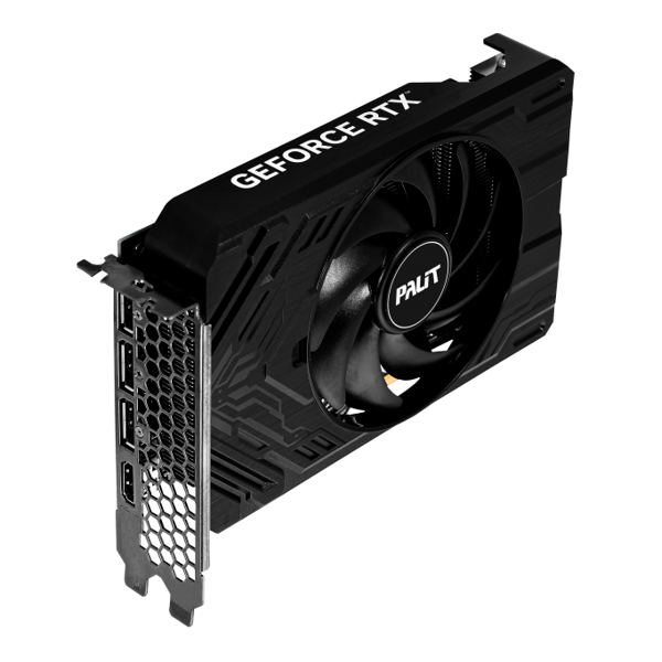 ვიდეო დაფა Palit NE6406TS19P1-1060F StormX, GeForce RTX4060Ti OC, 8GB, 128bit, HDMI, DP, Black