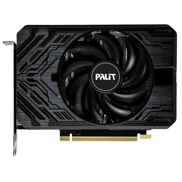 ვიდეო დაფა Palit NE6406T019P1-1060F StormX, GeForce RTX4060Ti, 8GB, 128bit, HDMI, DP, Black