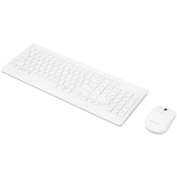 Lenovo GX31F38001, Wireless, Keyboard And Mouse, White