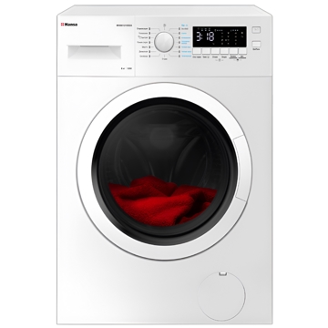 Hansa WHN6121SD2, 6Kg, A++, 1200Rpm, 64Db, Washing Machine, White