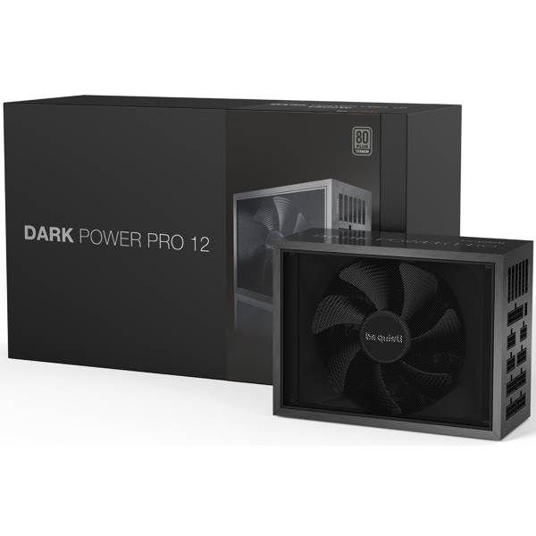 კვების ბლოკი be quiet! BN311 Dark Power Pro 12, 1200W, 80 Plus, Power Supply, Black