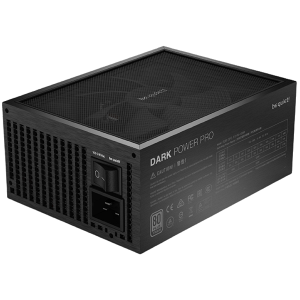 კვების ბლოკი be quiet! BN311 Dark Power Pro 12, 1200W, 80 Plus, Power Supply, Black