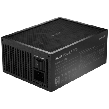 კვების ბლოკი be quiet! BN312 Dark Power Pro 12, 1500W, 80 Plus, Power Supply, Black