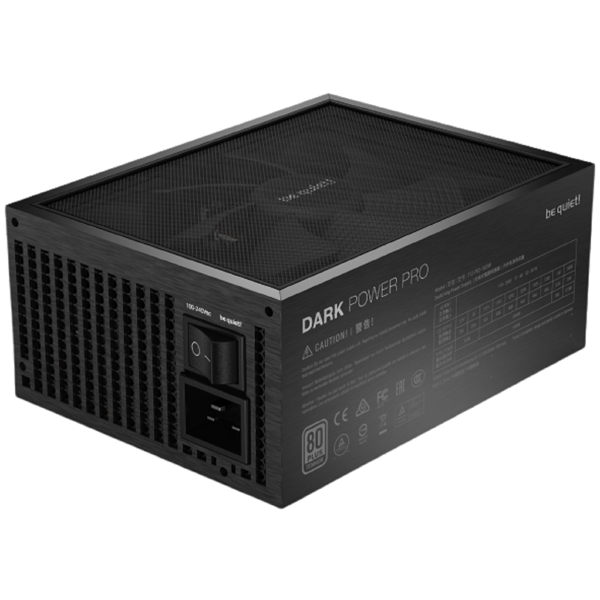 კვების ბლოკი be quiet! BN312 Dark Power Pro 12, 1500W, 80 Plus, Power Supply, Black