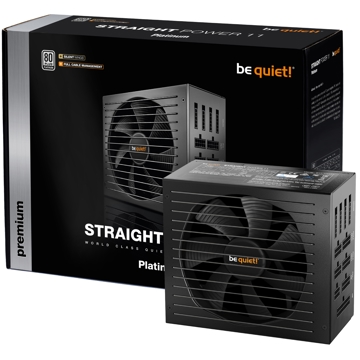 კვების ბლოკი be quiet! BN310 Straight Power 11 Platinum, 1200W, 80 Plus, Power Supply, Black