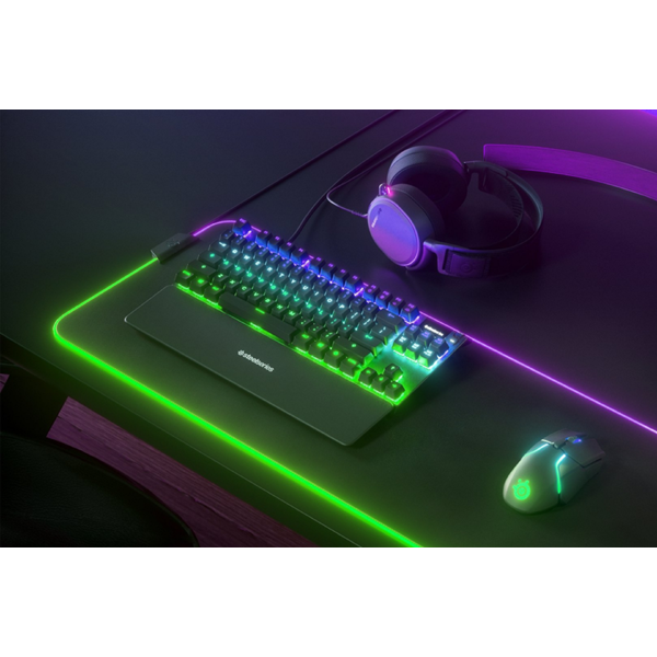 კლავიატურა SteelSeries 64758_SS Apex 7 TKL, QX2 Blue Switches, Wired, RGB, USB, Gaming Keyboard, Black