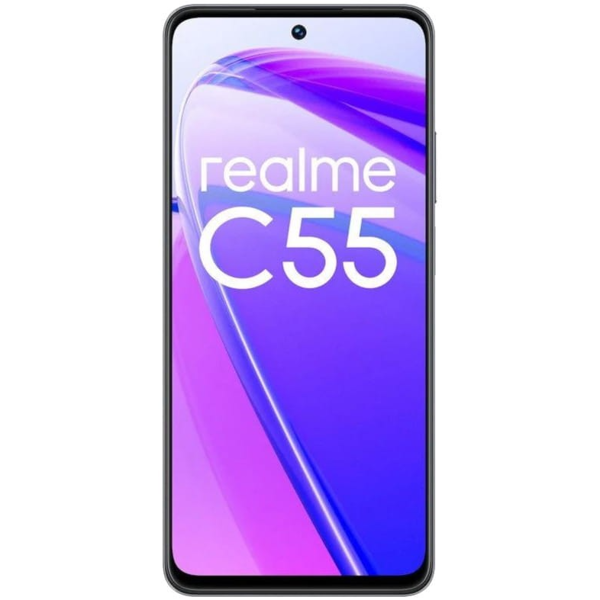 მობილური ტელეფონი Realme C55, 6GB, 128GB, Dual Sim, LTE, NFC, Black