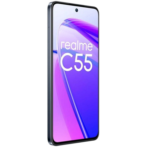 მობილური ტელეფონი Realme C55, 6GB, 128GB, Dual Sim, LTE, NFC, Black