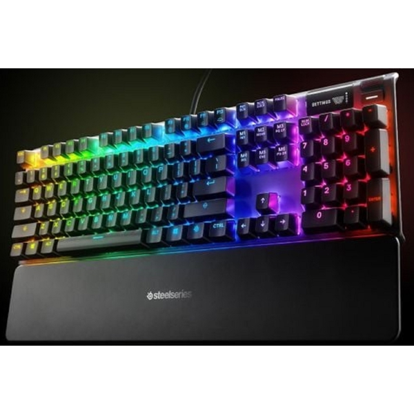 SteelSeries 64786_SS Apex 7, Brown Switches, Wired, RGB, USB, Gaming Keyboard, Black