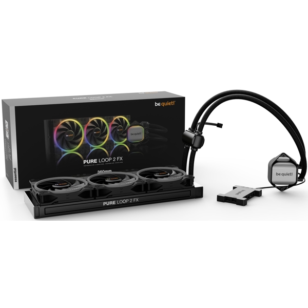 be quiet! BW015 Pure Loop 2 FX, ARGB, 120mm, 2500RPM, Liquid Cooling, Black