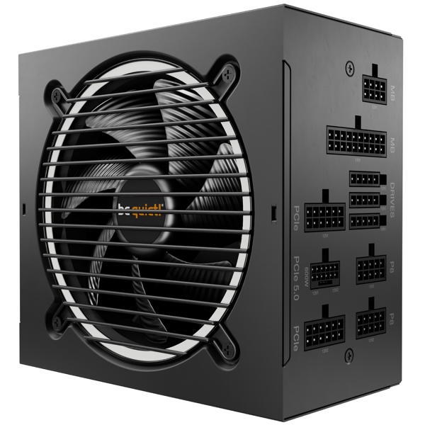 კვების ბლოკი be quiet! BN344 Pure Power 12 M, 850W, 80 Plus, Power Supply, Black