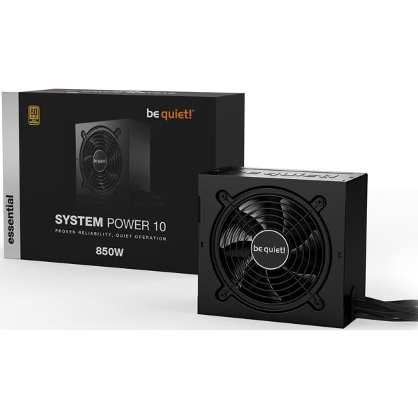 კვების ბლოკი be quiet! BN330 System Power 10, 850W, 80 Plus, Power Supply, Black