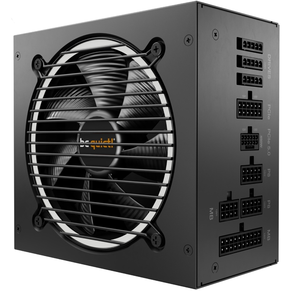 კვების ბლოკი be quiet! BN34 Pure Power 12 M, 650W, 80 Plus, Power Supply, Black