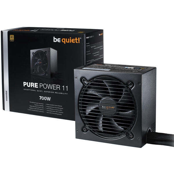 კვების ბლოკი be quiet! BN295 Pure Power 11, 700W, 80 Plus, Power Supply, Black