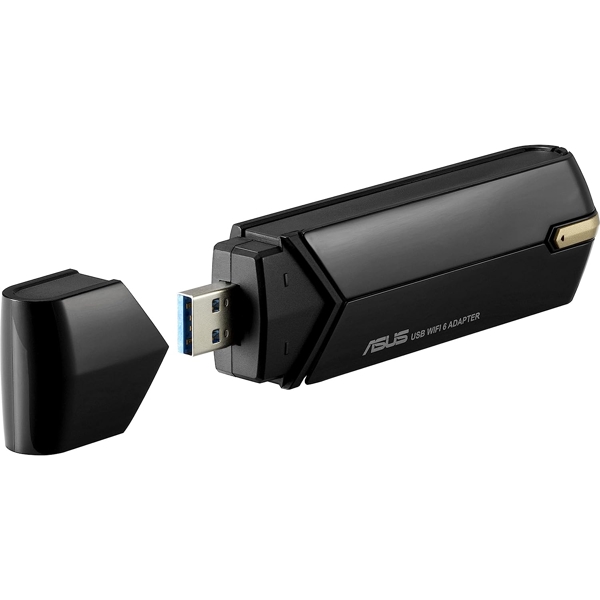 Wi-Fi ადაპტერი Asus USB-AX56 AX1800, Wifi Adapter, Black