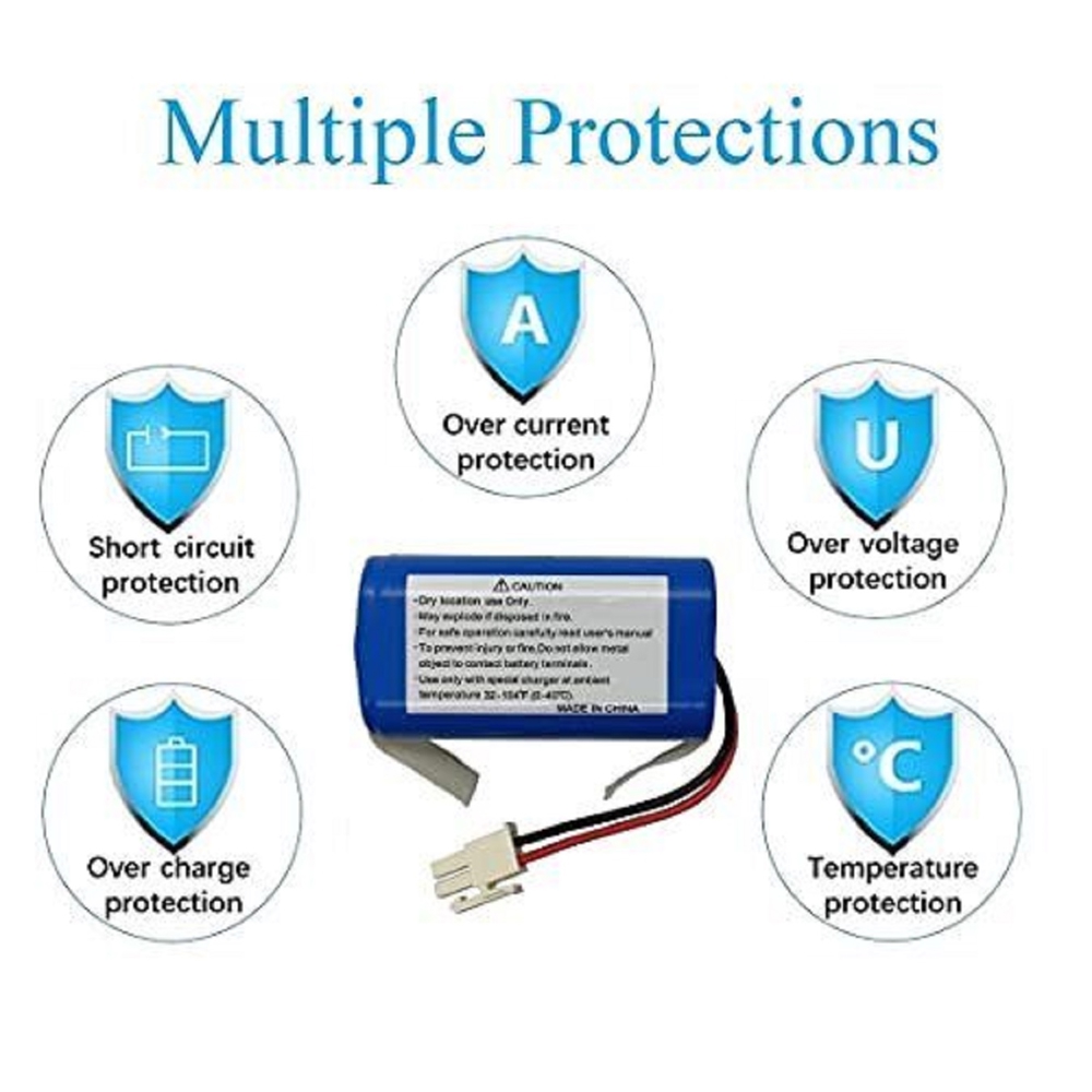 რობოტი მტვერსასრუტის ელემენტი Ilife 41NR19/66, PX-B020 Li-ion Battery For A4s, A4s Pro, A6, A7, A8, A9s, A10S