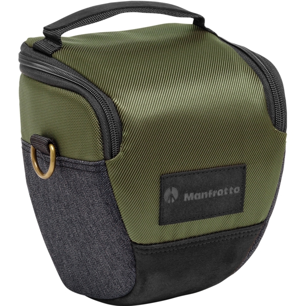 ფოტოაპარატის ჩანთა Manfrotto MB MS-H-IGR DSLR, Camera Shoulder Bag, Green/Grey