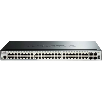 სვიჩი D-Link DGS-1510-52X, 52-Port Gigabit, Switch, Black