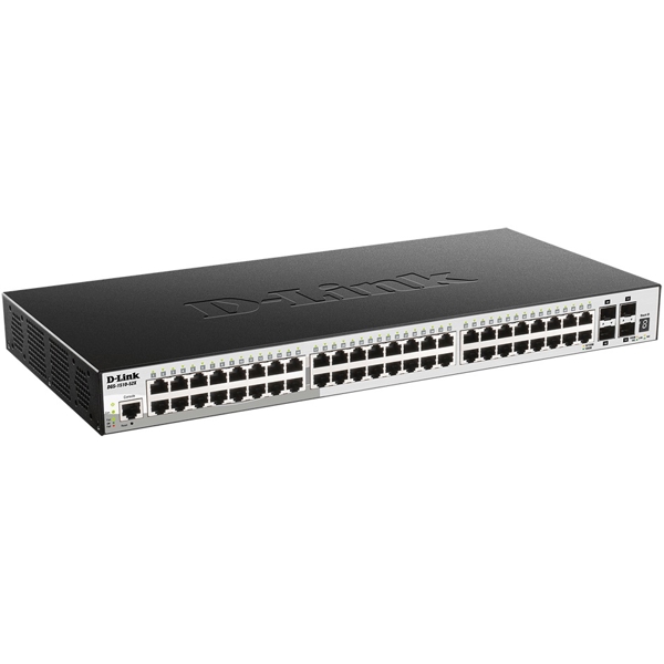 D-Link DGS-1510-52X, 52-Port Gigabit, Switch, Black