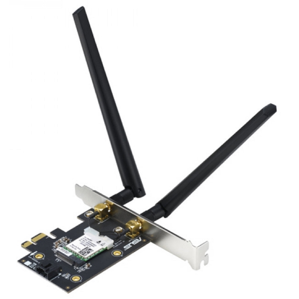 WiFi/Bluetooth ადაპტერი Asus 90IG07A0-MO0B00 PCE-AX1800, Adapter, Black