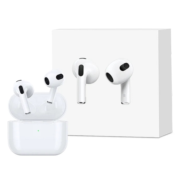 Wiwu Airbuds 3, Earphones, Wireless, Bluetooth, IPX4, White