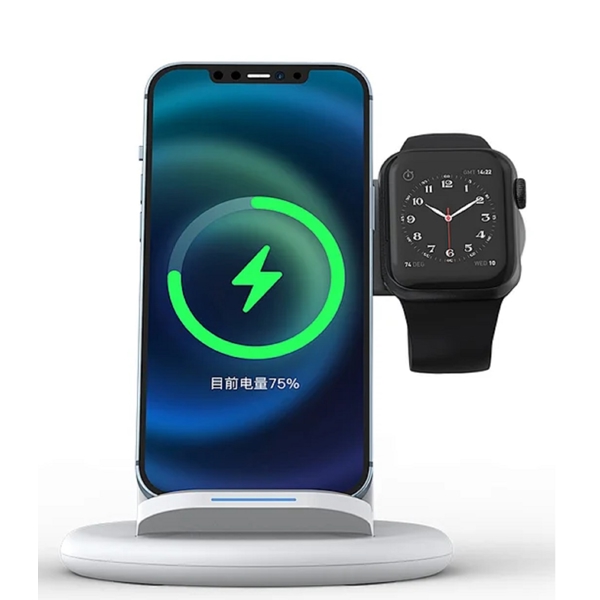 Wiwu Power Air, 15W, 3-in-1 Wireless Charger, White