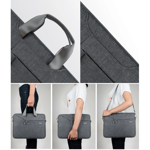 ნოუთბუქის ჩანთა Wiwu City Commuter, 15.6", Laptop Bag, Gray