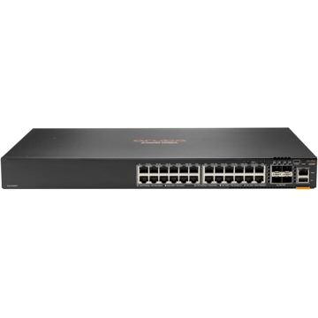 Aruba JL724A 6200F, 24-Port Gigabit, Switch, Black