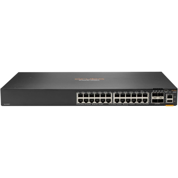 Aruba JL724A 6200F, 24-Port Gigabit, Switch, Black