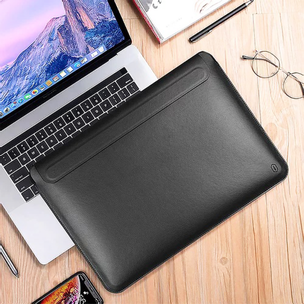 ნოუთბუქის ჩანთა Wiwu Skinpro, 16.2", Laptop Stand Sleeve, Black