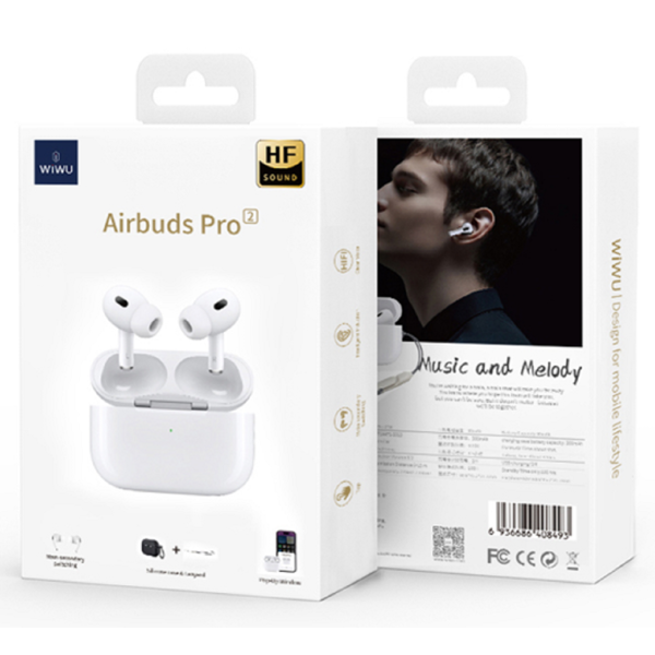 Wiwu Airbuds Pro 2 SE, Earphones, Wireless, Bluetooth, White