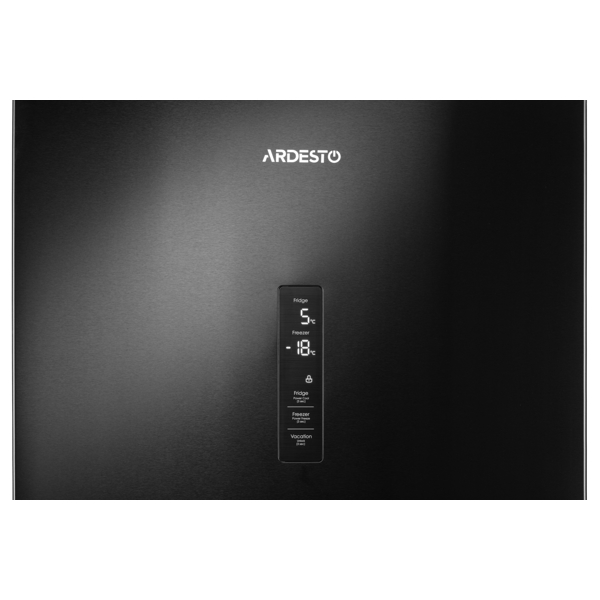 Ardesto DNF-M378BI200, 378L, A+, No Frost, Refrigerator, Black