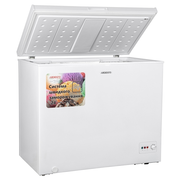 საყინულე Ardesto FRM-250MCH, A+, 250L, 41DB, Freezer, White